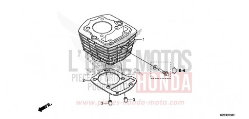 CYLINDRE CRF125FK de 2019